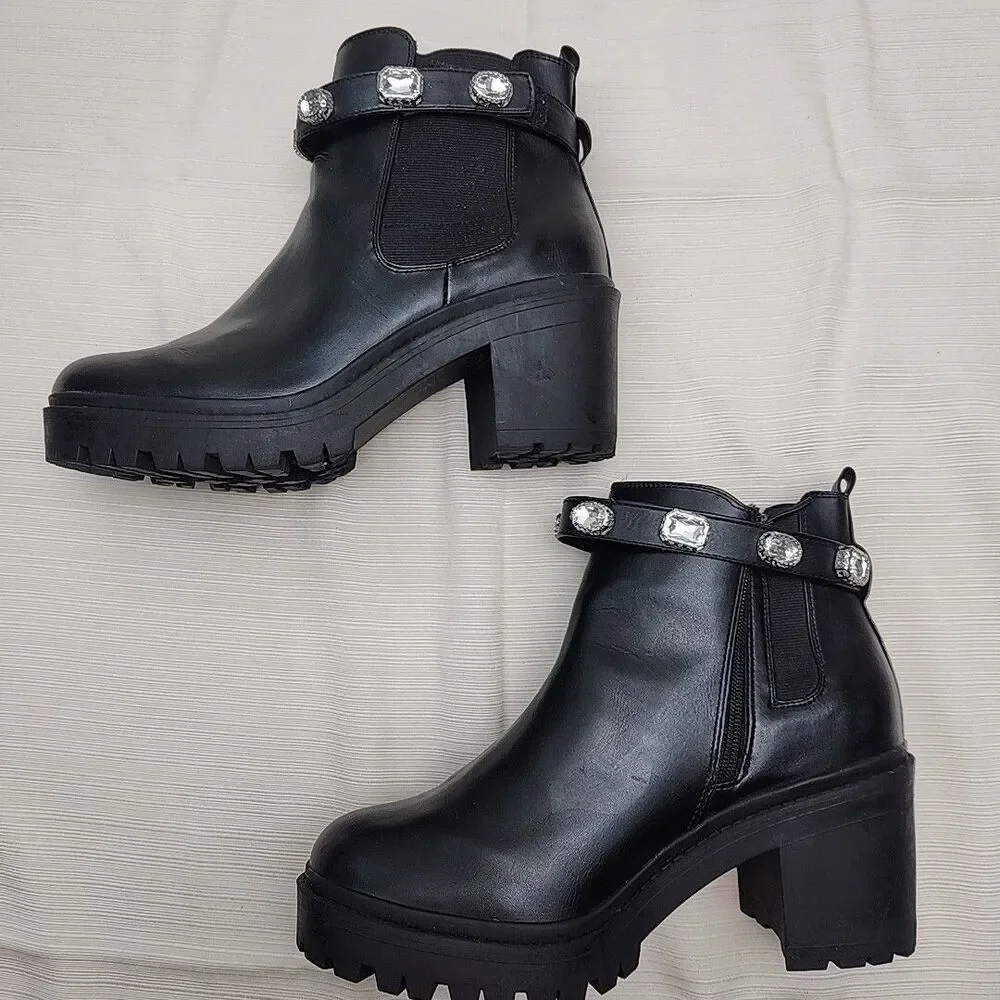 Torrid Boots Chelsea Rhinestone 3